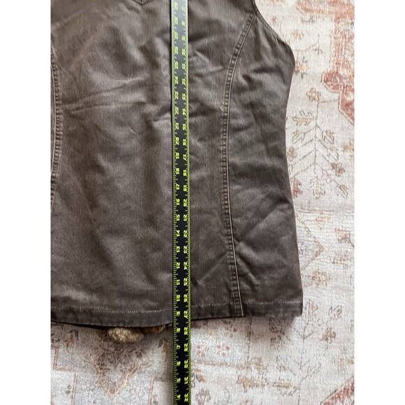 Outback Trading Company Fire Tail Vest Womens Size L Faux Fur - Picture 7 of 10